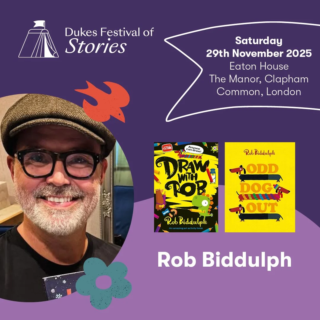 Join bestselling author/illustrator Rob Biddulph for an interactive family show like no other. Get to know some of his best-loved characters and be ready for lots of draw-along fun.

Click the link in bio to find out more, and to buy tickets.