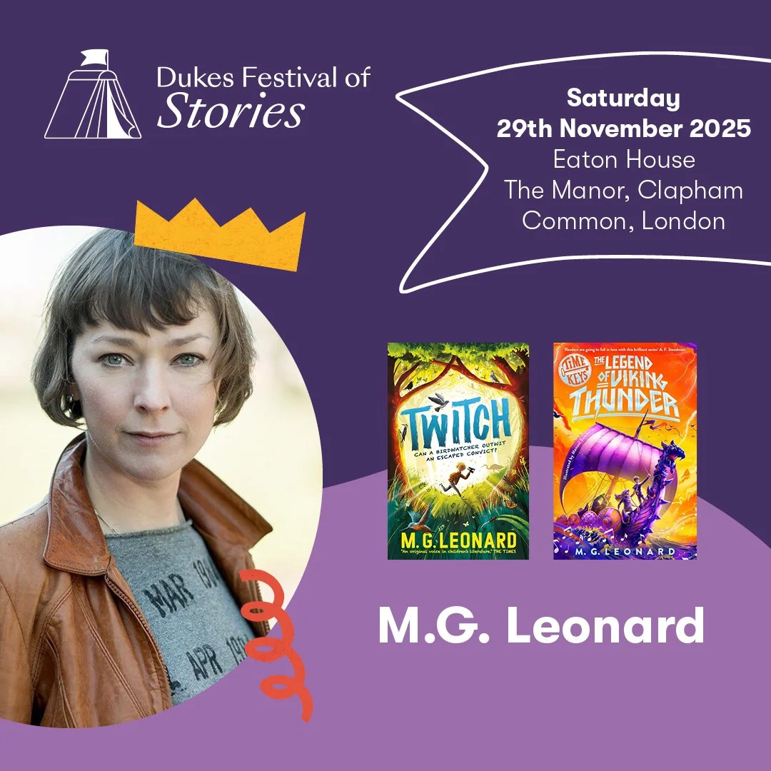 Escape to a world of Vikings and adventure with bestselling author M.G. Leonard and her latest Time Key series. M.G. Leonard will talk about the inspiration behind her book and reveal the inner-workings of Viking Norway.

Click the link in bio for mo