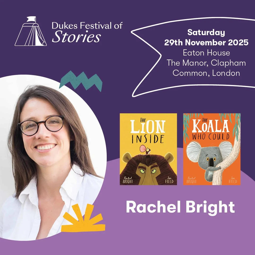 Join superstar illustrator Rachel Bright for an interactive session of stories and drawing. Rachel will introduce you to the gorgeous animals in her bestselling stories and show you step-by-step how to draw your own. Fun for the whole family.

Click 