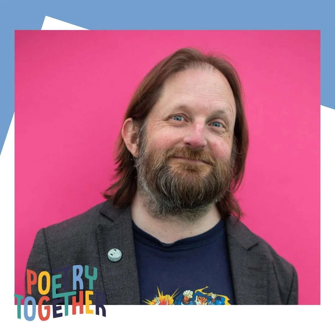 We're delighted to announce that Dom Conlon, Carnegie &amp; Greenaway nominated author and UNESCO World Poetry Day Poet will be judging Poetry Together's 'Celebration' competition entries. 

We look forward to announcing the winners very soon. There 
