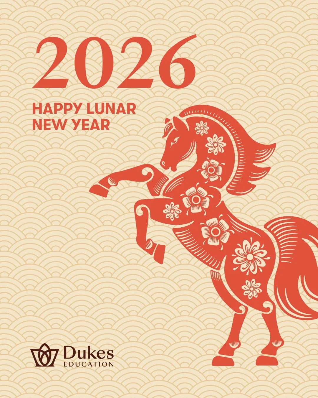 We wish our families, students, colleagues and partners who celebrate the Lunar New Year a very happy and prosperous Year of the Horse.
