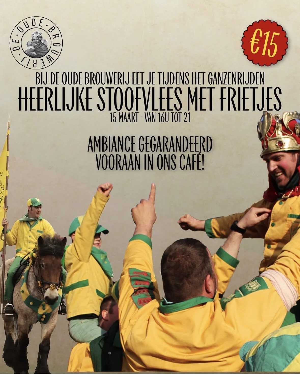 Ganzenrijden Hoevenen