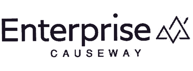 Enterprise Causeway logo with stylized mountain and upward trending line graph.