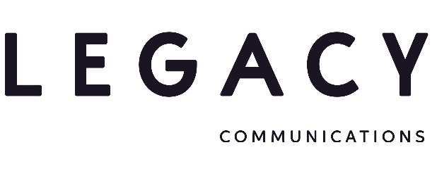 Legacy Communications logo with the word 'LEGACY' in large font and 'COMMUNICATIONS' in smaller font underneath.