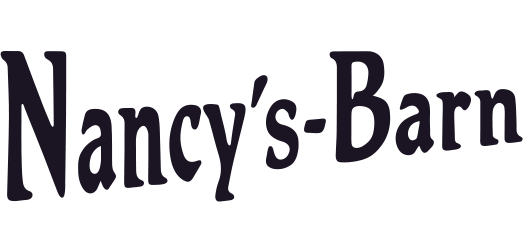 Nancy's Barn logo in black text on a white background.