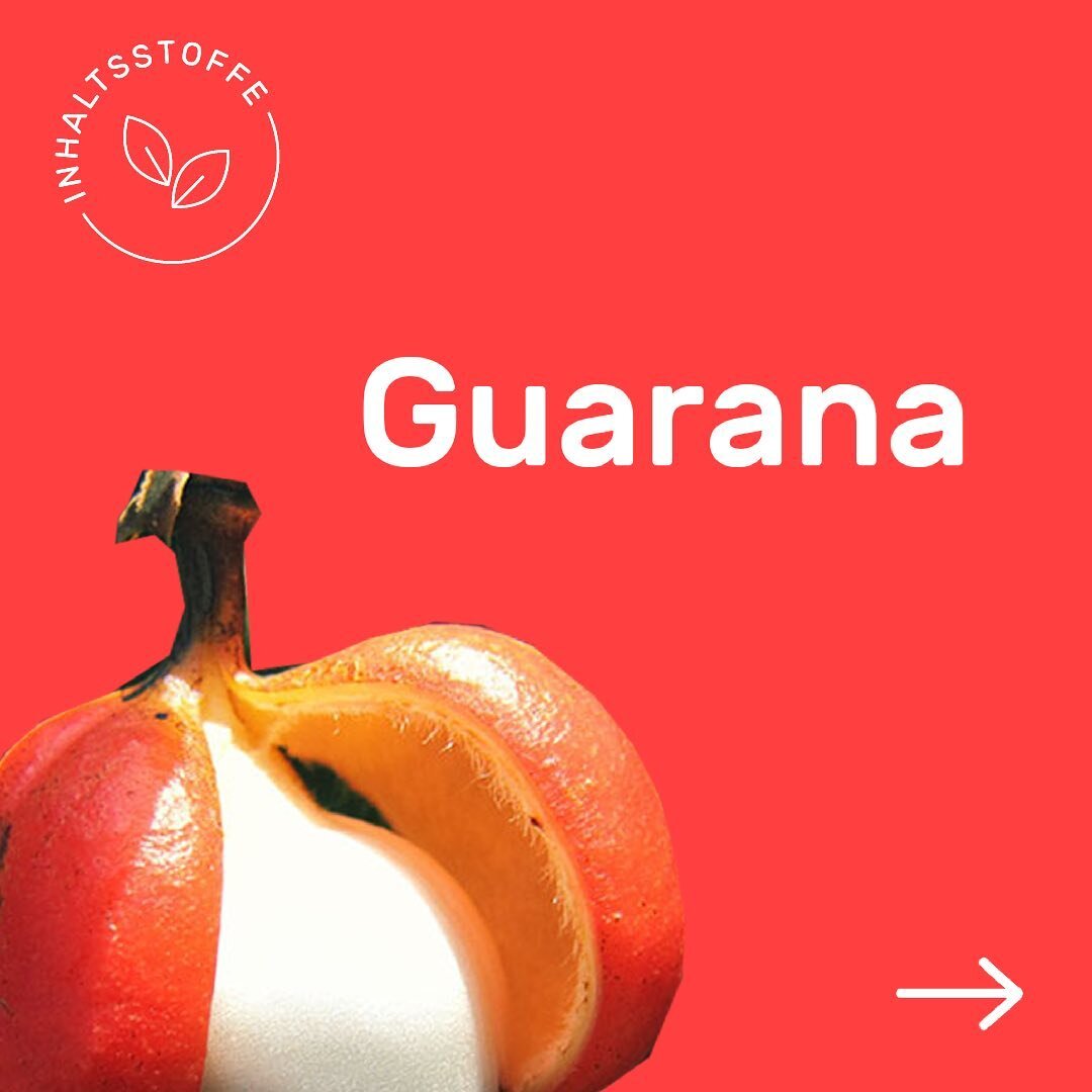 Heute stellen wir euch die uns, oft unbekannte Guarana Frucht vor. Sie w&auml;chst im Amazonasgebiet: Brasilien, Venezuela und Peru 🌴 Die Samen enthalten durchschnittlich 4-8% Koffein. Im Vergleich: Kaffeebohnen enthalten 1-2,5% Koffein. ☕️ Somit is