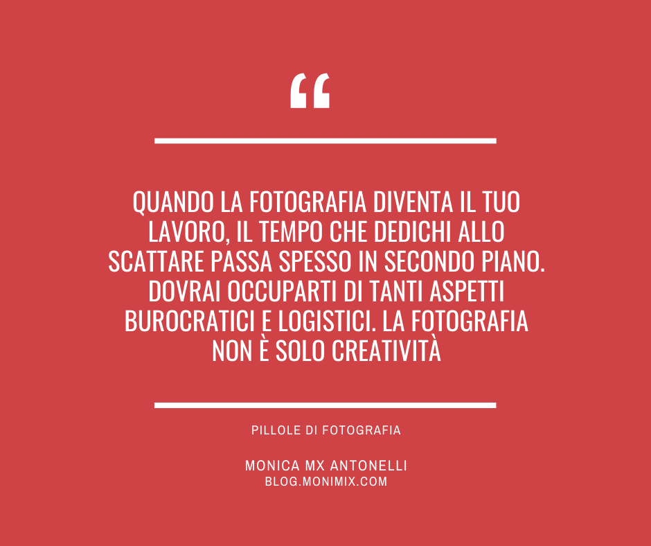La fotografia non è solo creatività