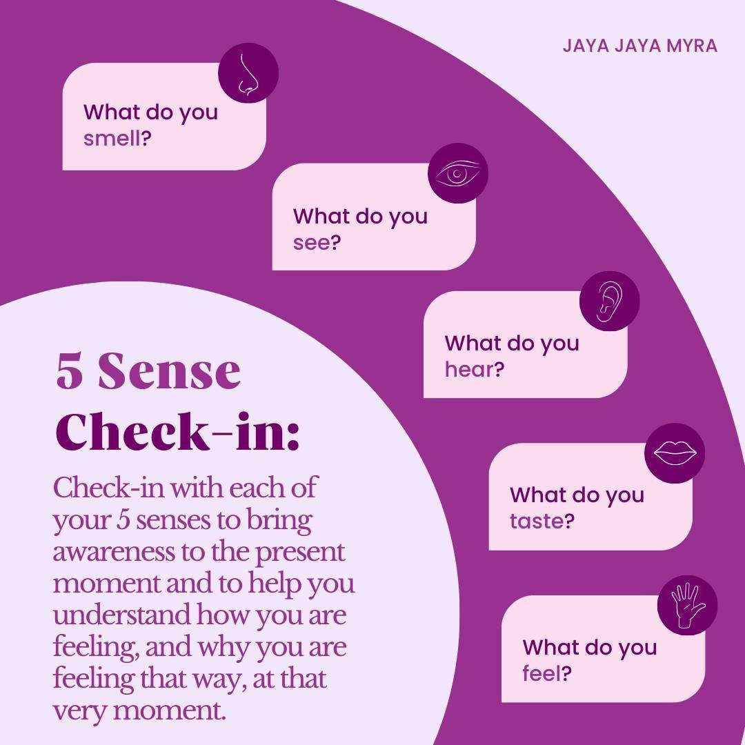 I&rsquo;ve found it&rsquo;s the simple things in life done consistently that create the biggest impact. 

If you find yourself in a place of inner poverty, hit your internal reset button. Start this by doing a Five Sense Check-in! 

Take one to two m
