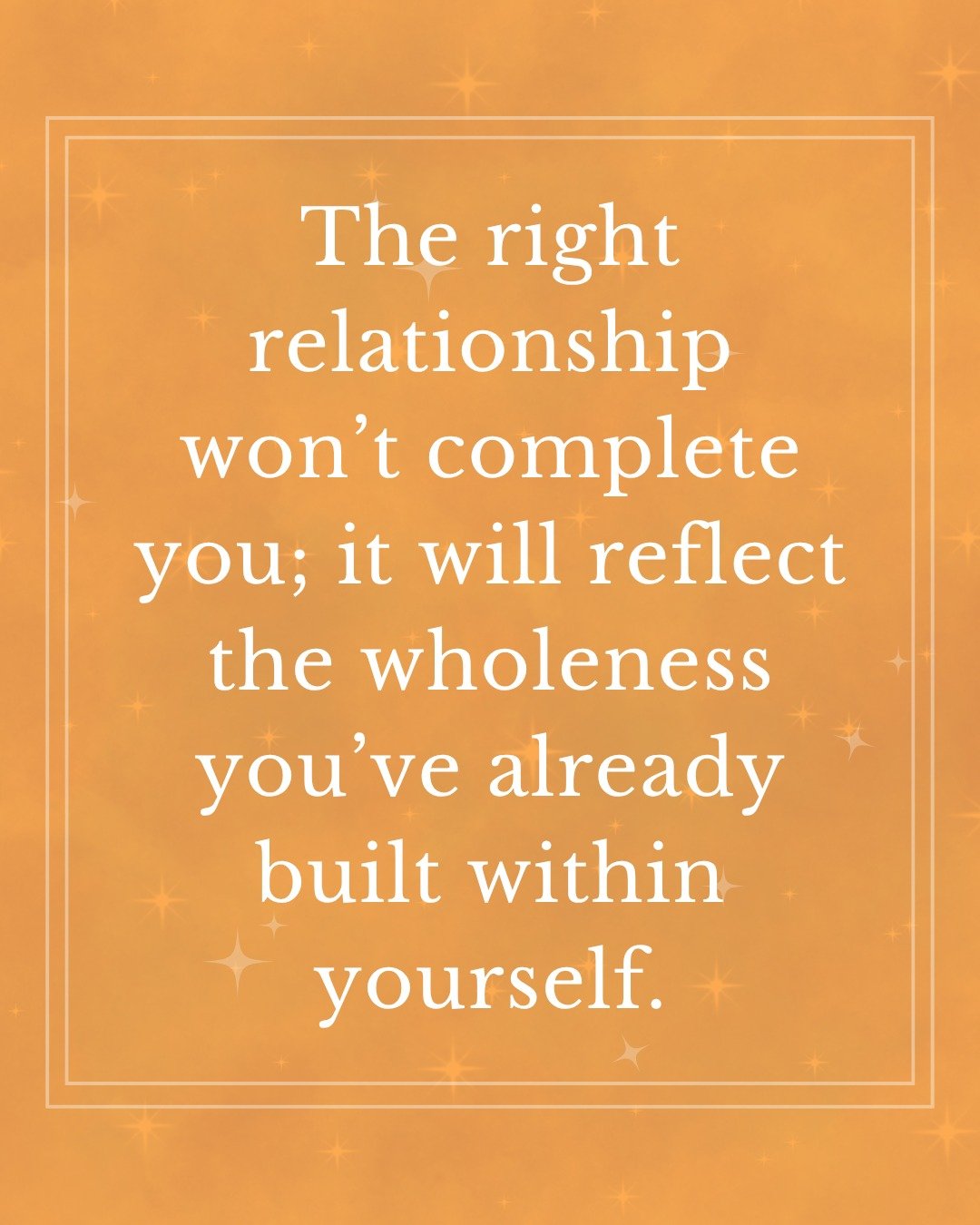 You don&rsquo;t need a missing piece&mdash;you are the whole puzzle💛 The right love will reflect your light, not fill a void.