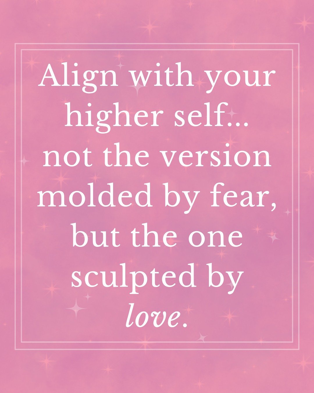 Your higher self doesn&rsquo;t live in fear, it radiates love.
🌸 Align with that version, and everything begins to shift.
