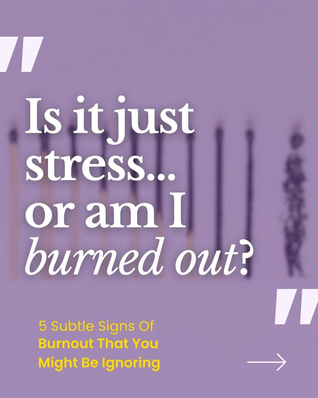 Burnout doesn&rsquo;t always look like collapsing at your desk or working 80-hour weeks. 

Sometimes, it sneaks in quietly, hidden behind &ldquo;just being tired,&rdquo; snapping at small things, or even losing interest in the things you once loved. 