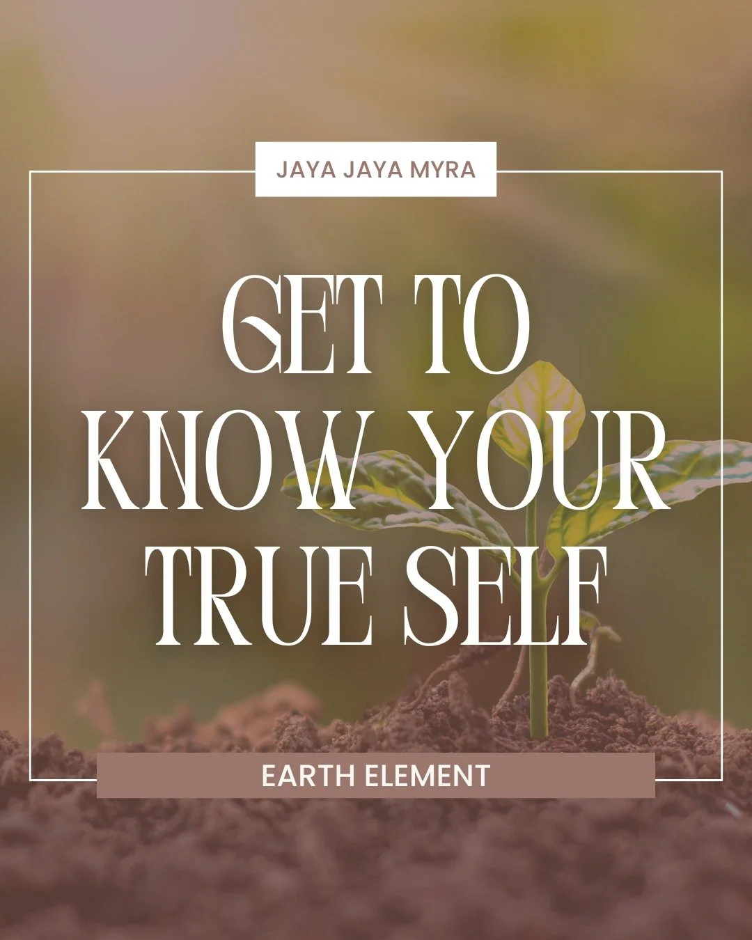 GET TO KNOW YOUR TRUE SELF: ELEMENTAL COMPOSITION, PART 1 🌱

All matter is made up of 5 elemental forces. 🌱 💧🔥💨🌀

Since elements are physical manifestations of temperament and Purpose, they can be used as powerful, tangible tools in health and 
