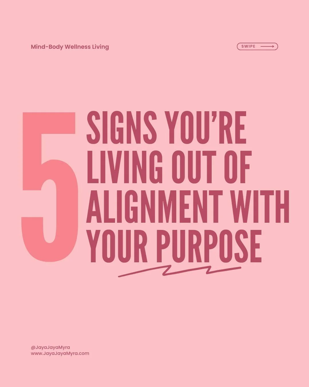 Alignment is a series of subtle signals your mind, body and spirit send you when something is off.

Most people don&rsquo;t recognize the whispers of misalignment until they become exhaustion, frustration, or burnout.

But the truth is:
Your energy a