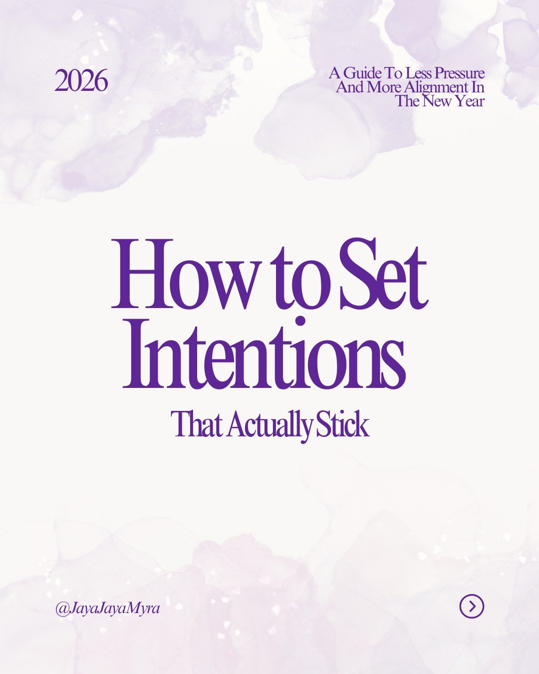 Most people approach the new year with goals...but intentions are what actually change your life.

Goals live in the mind.

Intentions live in the body, your emotions, and your energy.

When you choose how you want to feel first (calm, clear, grounde
