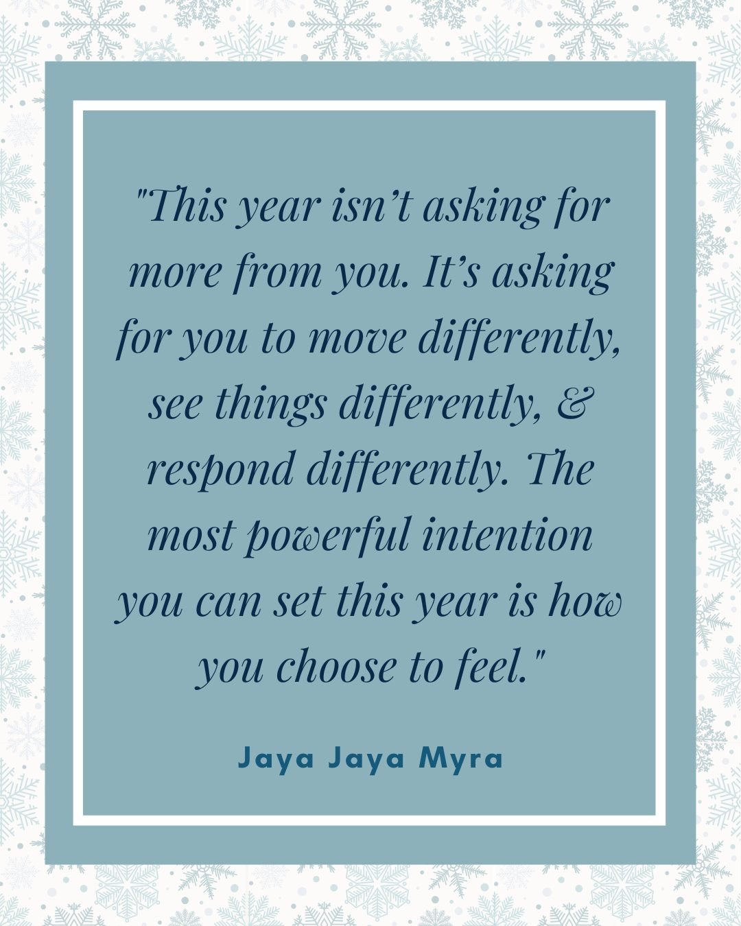 A new year doesn&rsquo;t begin with your to-do list.

It begins with your energy.

Before the goals, the habits, and the expectations, there is your inner state...

how safe your body feels, how clear your mind is, how connected you are to yourself.
