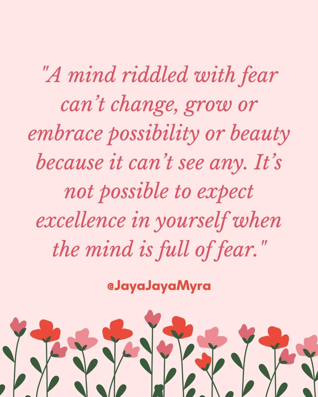 Here is what makes this statement so relevant to the subconscious: 

Most fear is not consciously chosen. It's running automatically, beneath the surface, shaping what you see, what you believe is possible and what you allow yourself to reach for.

I