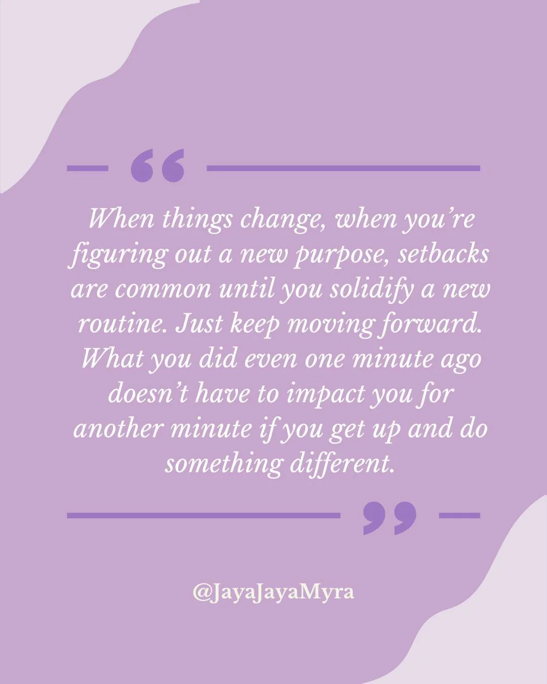 This is the permission slip so many of us need (but rarely give ourselves)! 👆💜

In the wisdom of the Pancha Bhutas, setbacks are elemental recalibrations. Every time life shifts (a new season, a new chapter, a new sense of purpose emerging), your e