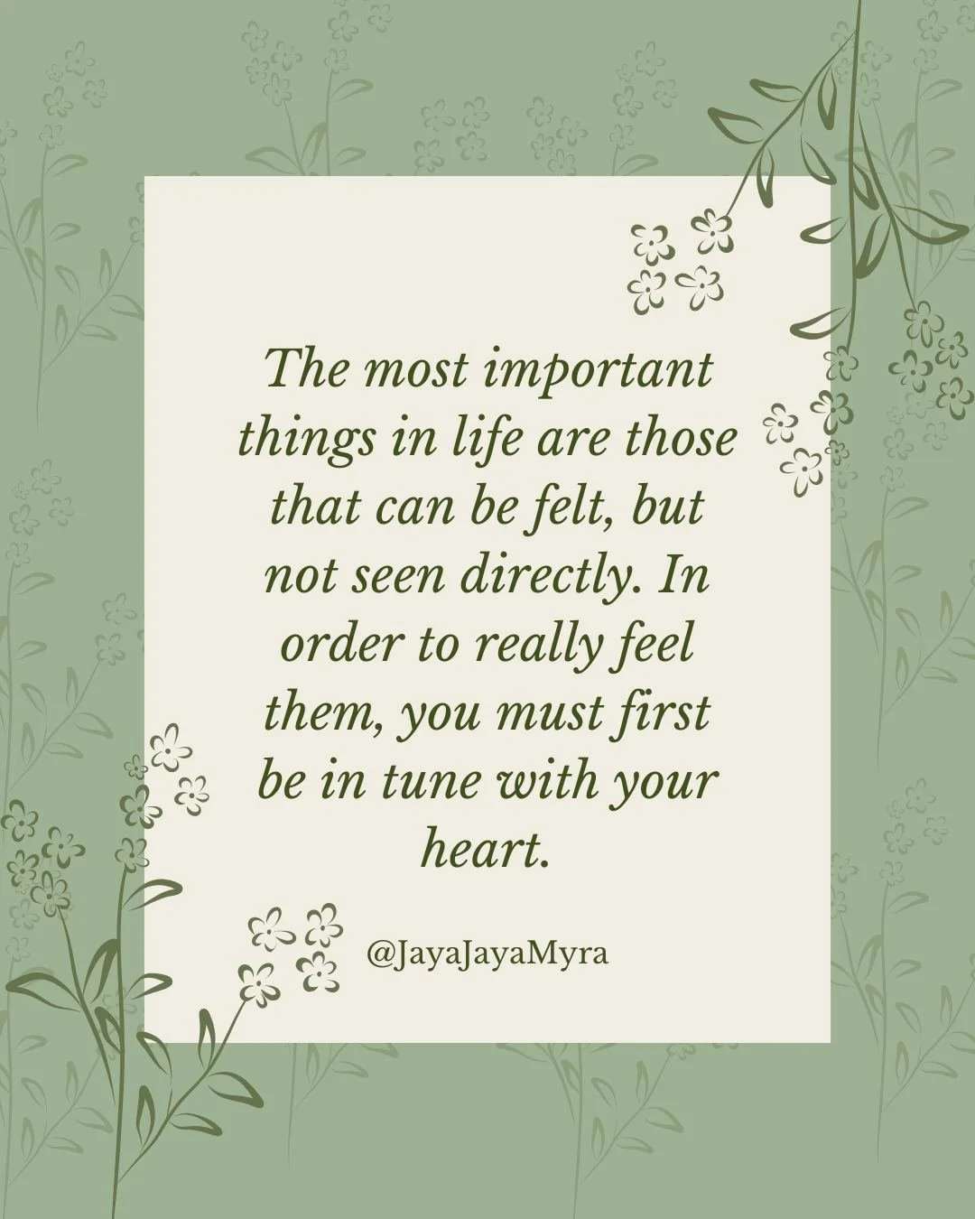 Purpose. Meaning. Love. Genuine fulfillment... None of these can be measured, photographed or proven. 

They can only be felt from the inside, when the noise quiets down enough to let them through.

The Pancha Bhutas teach that this is the realm of t