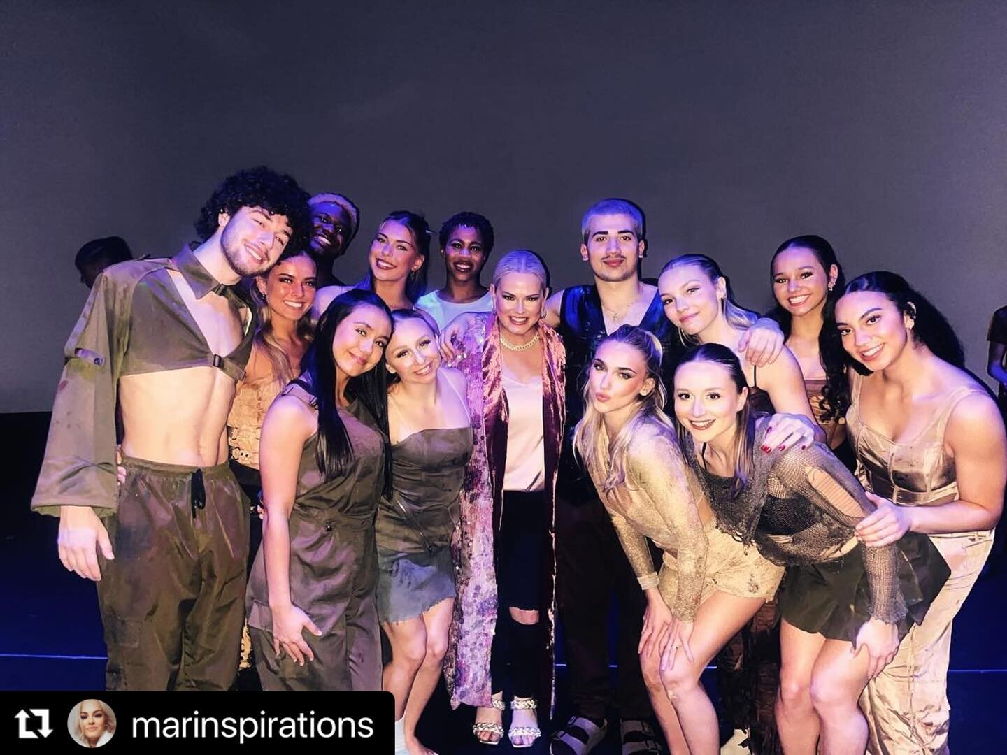 &bull;congratulations to all involved on a powerful weekend of shows! @marinspirations made an intense, highly athletic, &amp; emotionally moving work on the dancers of @pacecommercialdance , &amp; I was thrilled to be onboard designing costumes, wit