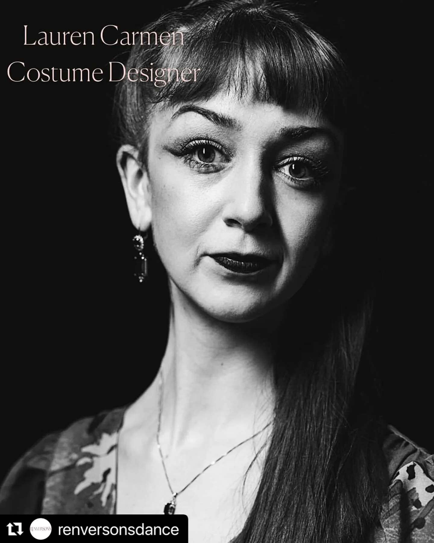 Thank you for the shoutout, @renversonsdance !
.
#Repost @renversonsdance 
・・・
Meet our incredible costume designer Lauren Carmen! 

Lauren is a Costume Designer based in NYC, who comes to costume from a background as a professional ballet dancer. Ha