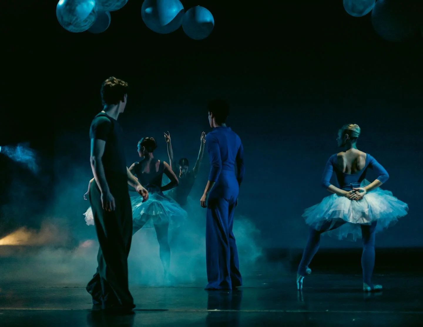 &bull;last night marked yet another opening for @mmcdancedept &lsquo;s fall Therese Lang series of concerts! Costuming Jamal&rsquo;s ballet piece (pictured) started way back in May when he approved the costume designs &amp; I began making a huge flee