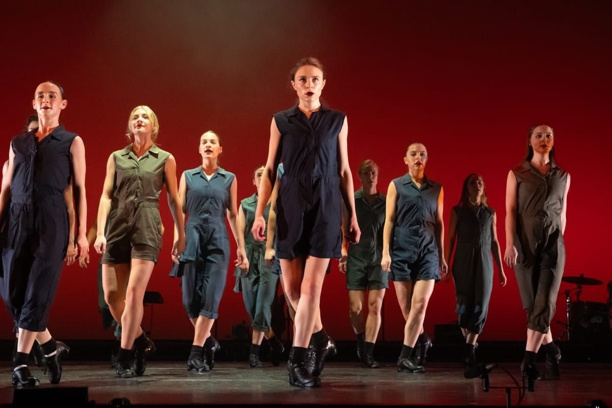 &bull;congrats to @trinityirishdancecompany on a sold out week @thejoycetheater ! Fun seeing the photos &amp; press come out, especially this first pic of their premiere in @mashdeez &lsquo;s &ldquo;S&eacute;seacht&rdquo; , captured by Annie Marx&bul