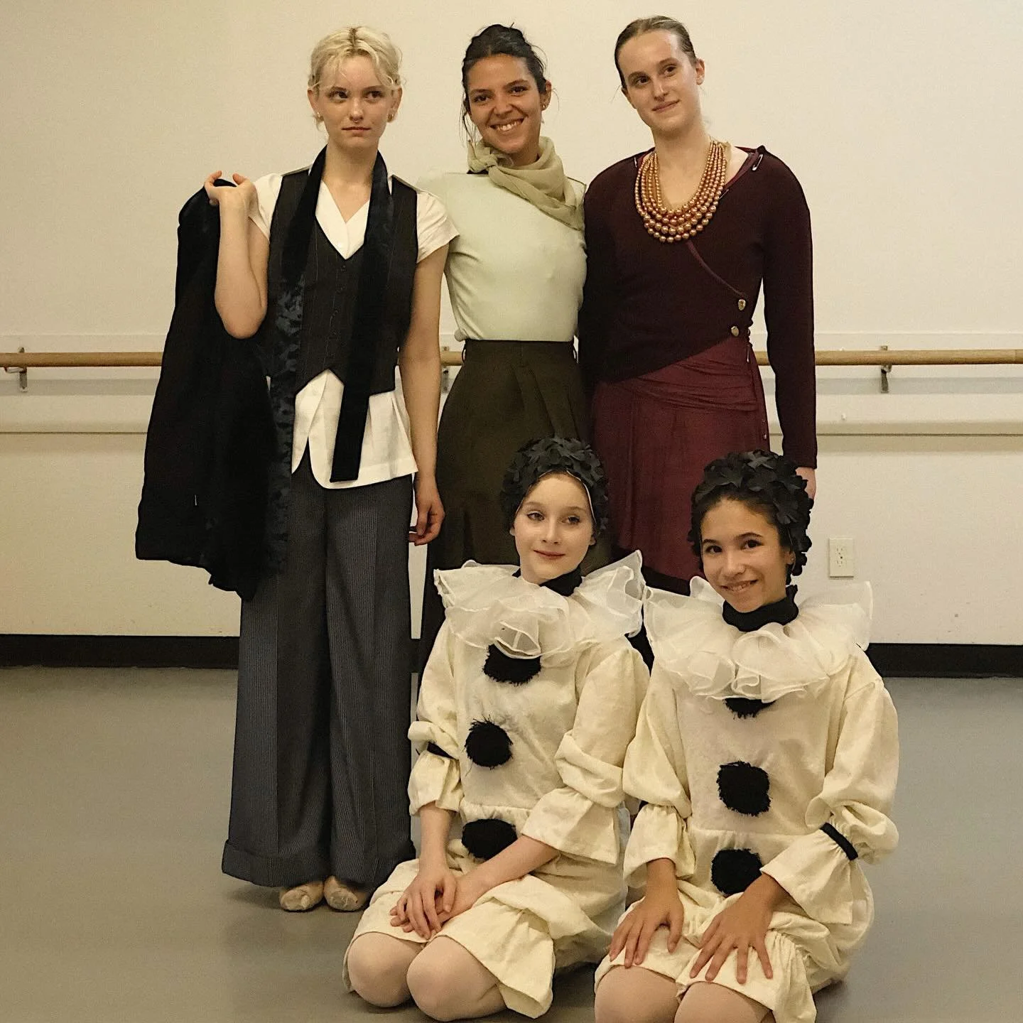 &bull; @dancespatrelle has a show this weekend! I&rsquo;m so excited to have been able to work with @magali.jv &amp; their wonderful cast on &ldquo;Three Paces Down,&rdquo; drawing costume inspiration together from several icons of an artistic era of