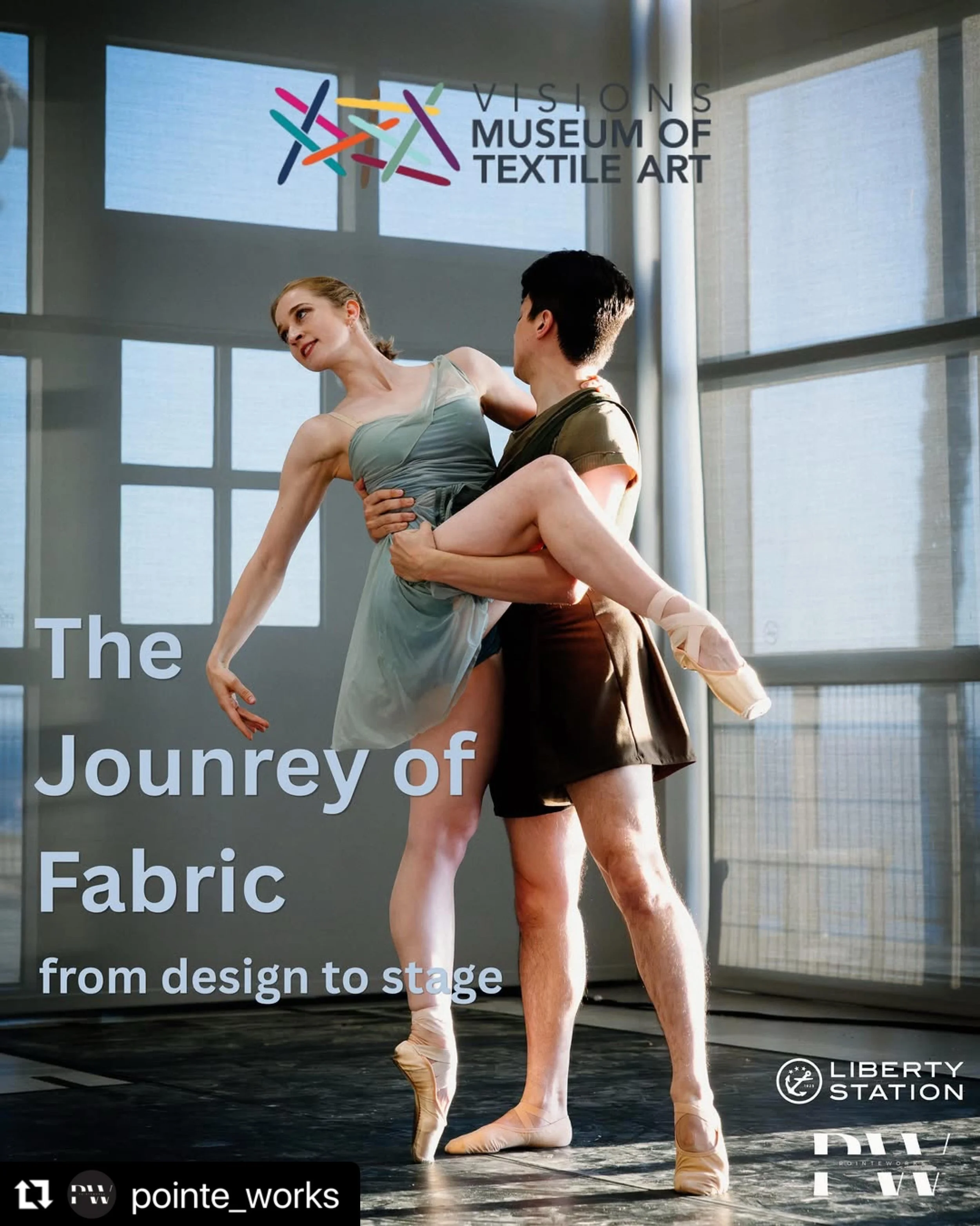 Reposting a few lovely bits from @pointe_works lately&mdash; they&rsquo;ve been hard at work out in California, rehearsing, having BTS events, &amp; featuring costumes &amp; giving some lovely shoutouts to the designers onboard &amp; a look behind th