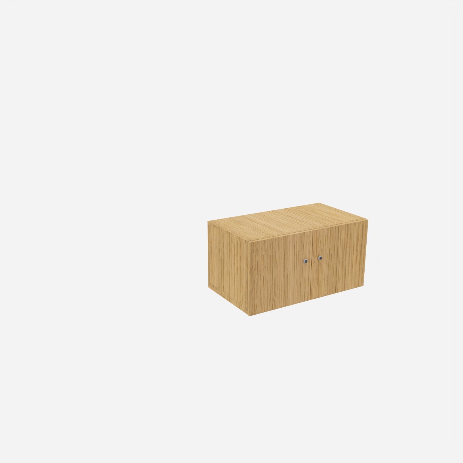Double wide box low with doors with lock