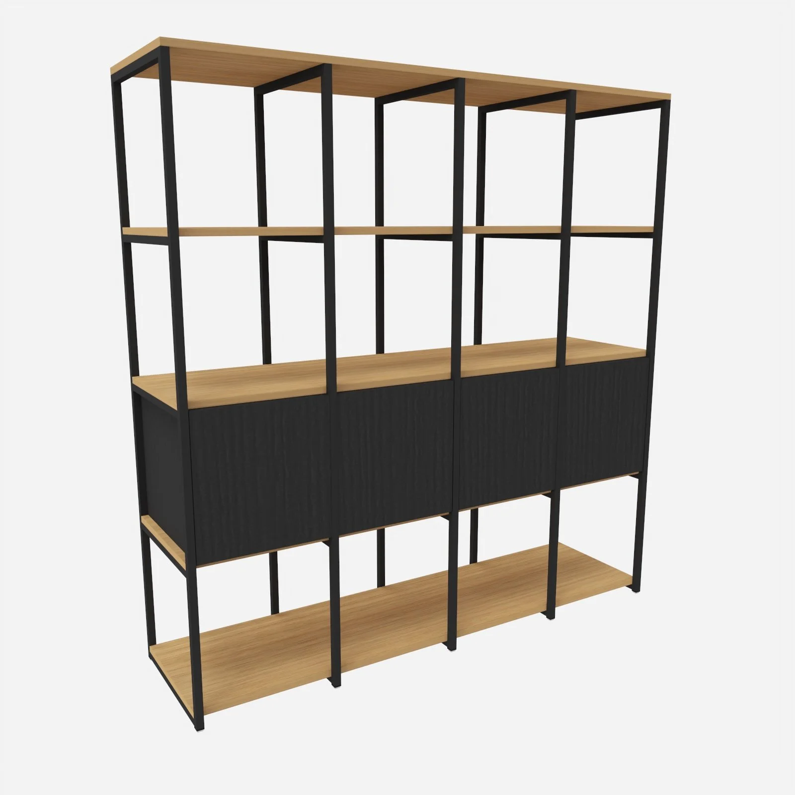 Large with push-to-open boxes
