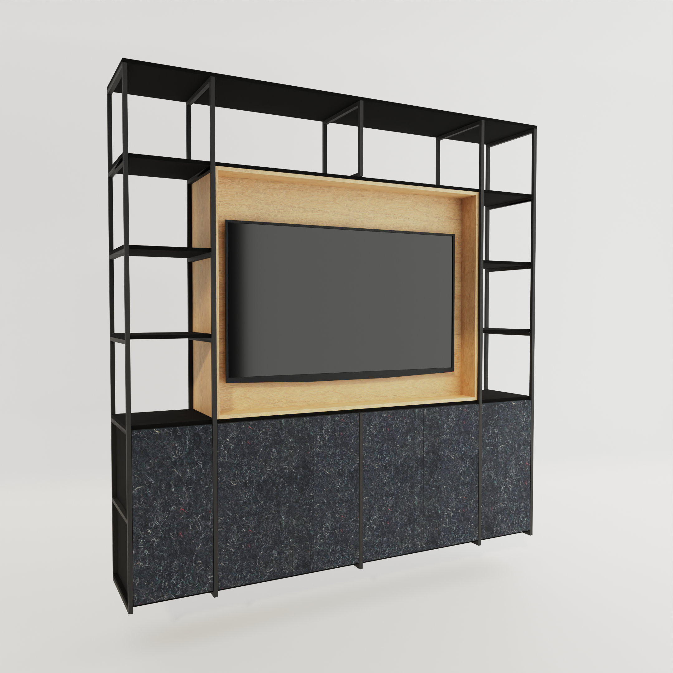 Large with push-to-open and TV boxes