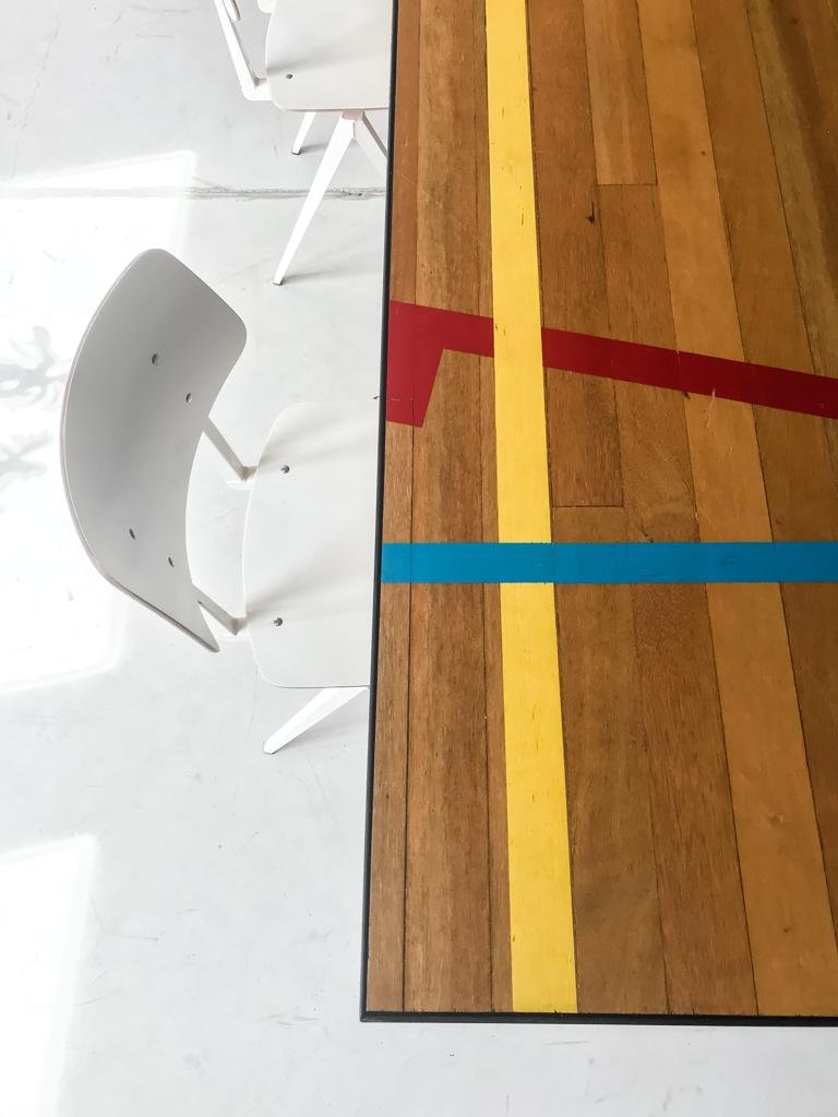 Gymvloer tafel - sportvloer tafel