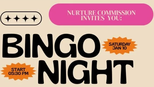Jan. 10: Nurture Bingo Night