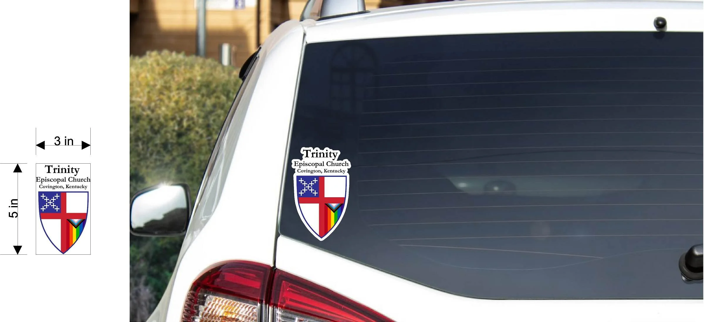 Trinity Car Stickers