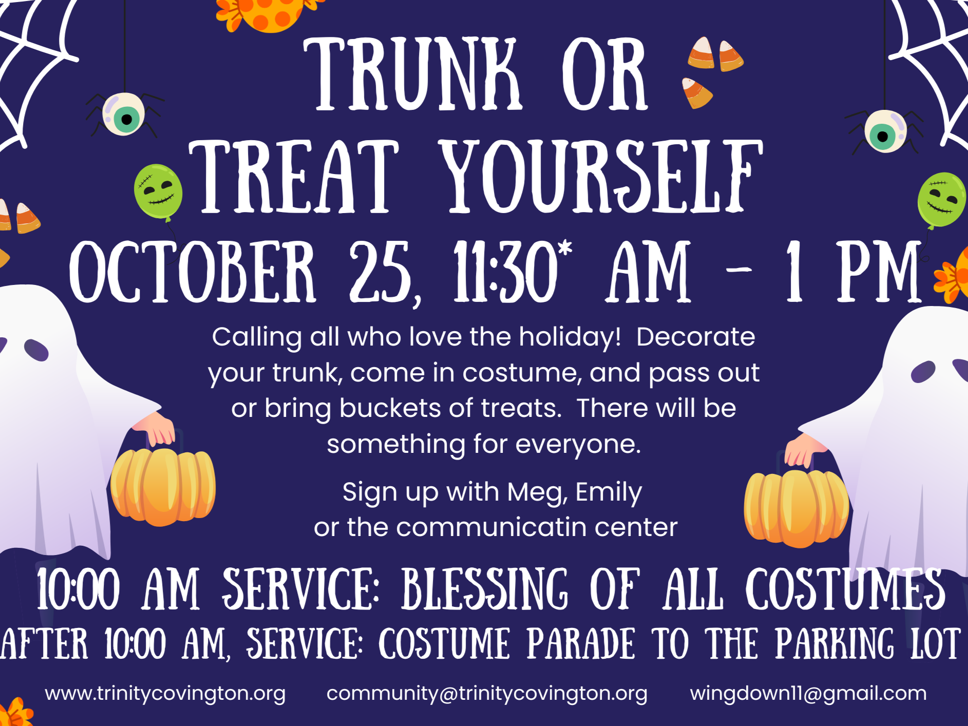 Oct. 25: Trunk or Treat