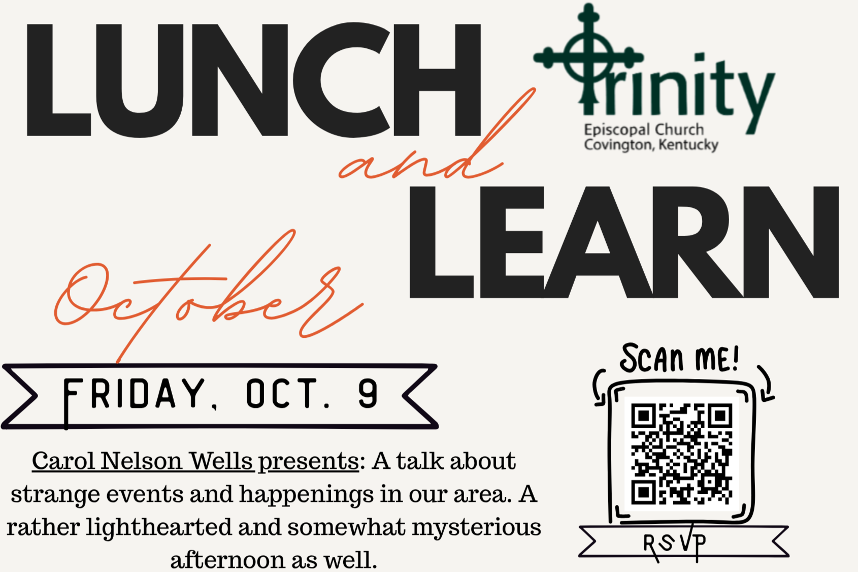 October Lunch &amp; Learn 