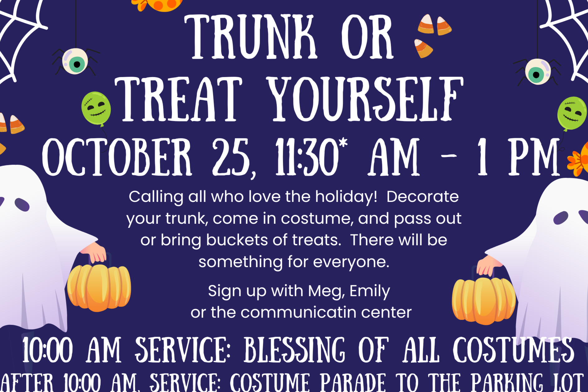 Oct. 25: Trunk or Treat