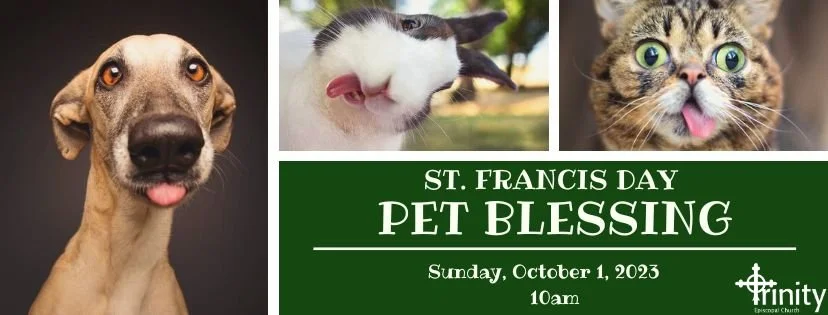 St. Francis Pet Blessing: Oct. 1 — Trinity Episcopal Church, Covington KY