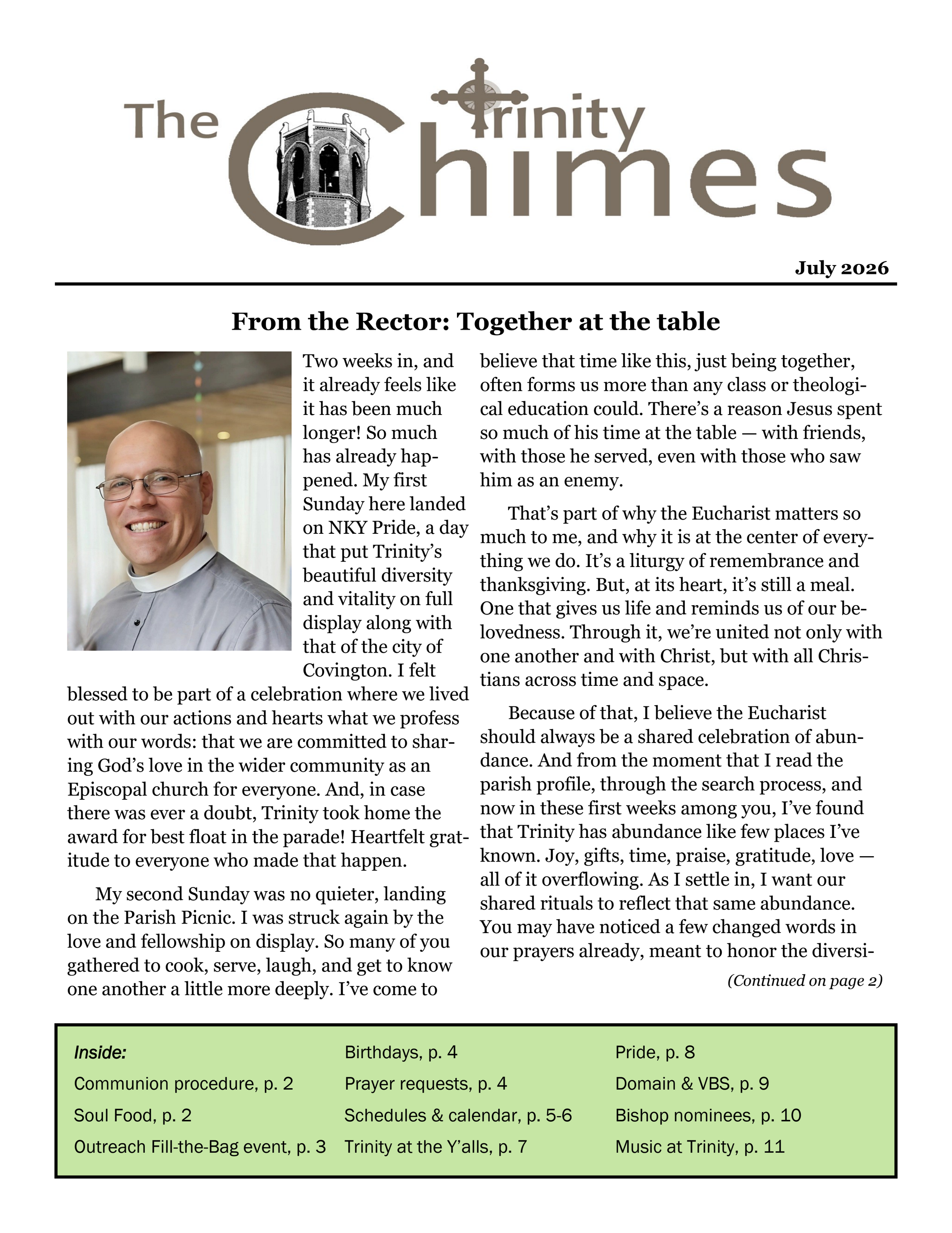 The Chimes: July 2026