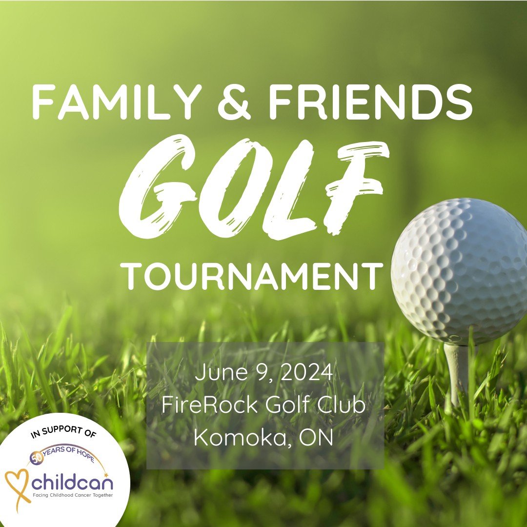 The Family &amp; Friends Golf Tournament is now open for registration! This will be the 8th annual event, the 7th in support of Childcan. Register now at https://childcan.com/golf #FacingChildhoodCancerTogether. 💛🎗⛳🎗💛