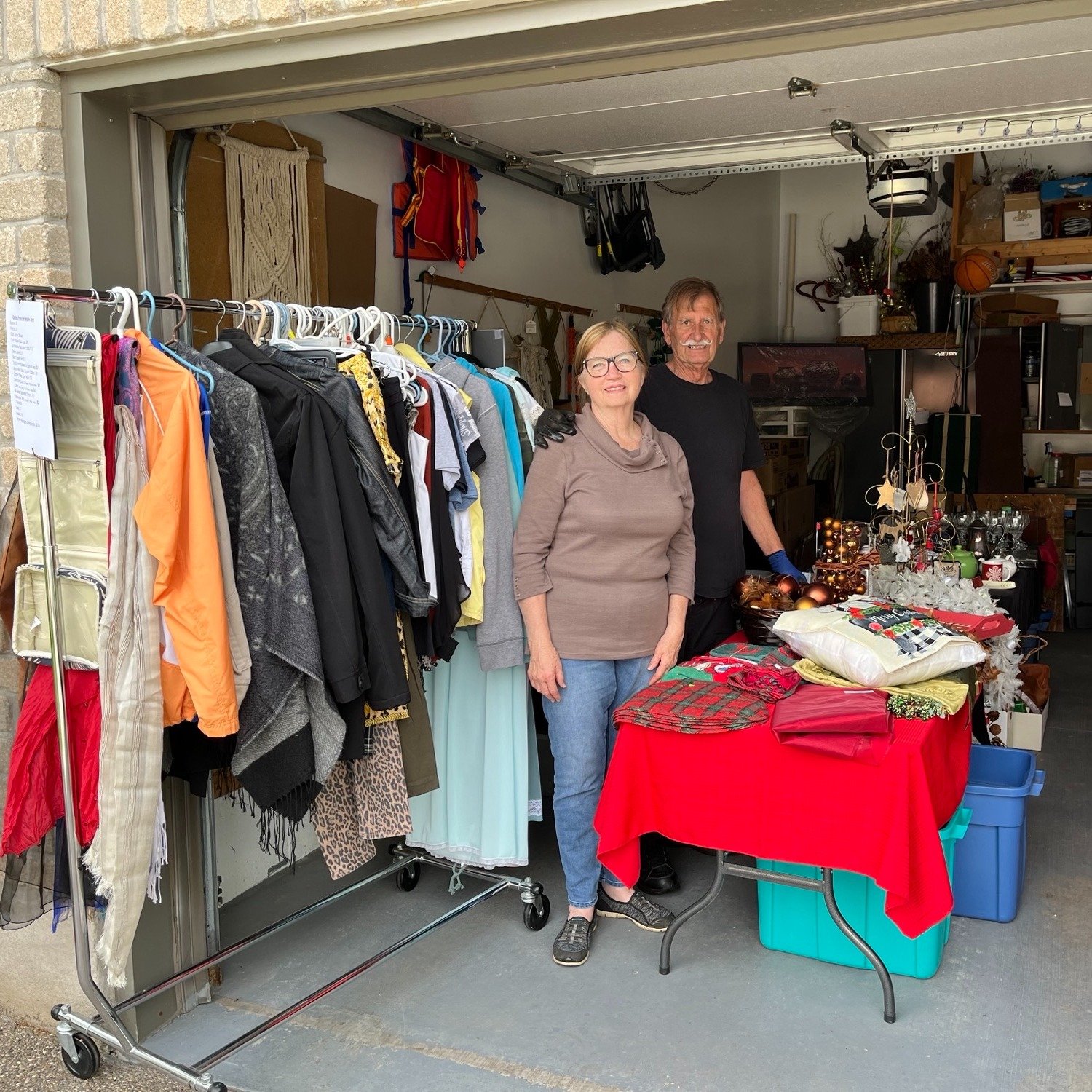 Saturday's weather didn't put a dampener on Roseanne's Garage Sale, she raised $1,060 which will go to Childcan's Early Literacy Program, including the Dolly Parton Imagination Library and books for kids while they're in hospital. Thank you so much R