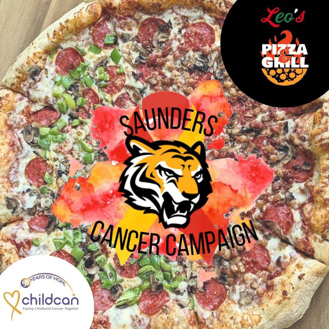 Who's hungry? Buy an XL 3 topping pizza from @leospizzaandgrill (1304 Commissioners Rd W, London) today, May 14, 2024, and $5 will be donated to @sabrescancercampaign  for every pizza purchased. Call 519-913-6666 or visit www.leospizzangrill.com to p