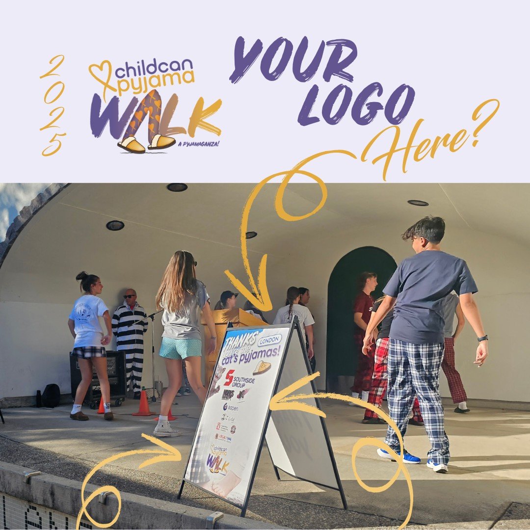 Do you know a local business, workplace, or community group that might want to sponsor one of our walk events in London, LaSalle, Mitchell, Owen Sound, or Brights Grove? Big or small, every bit of support helps cover event costs and bring these fun, 