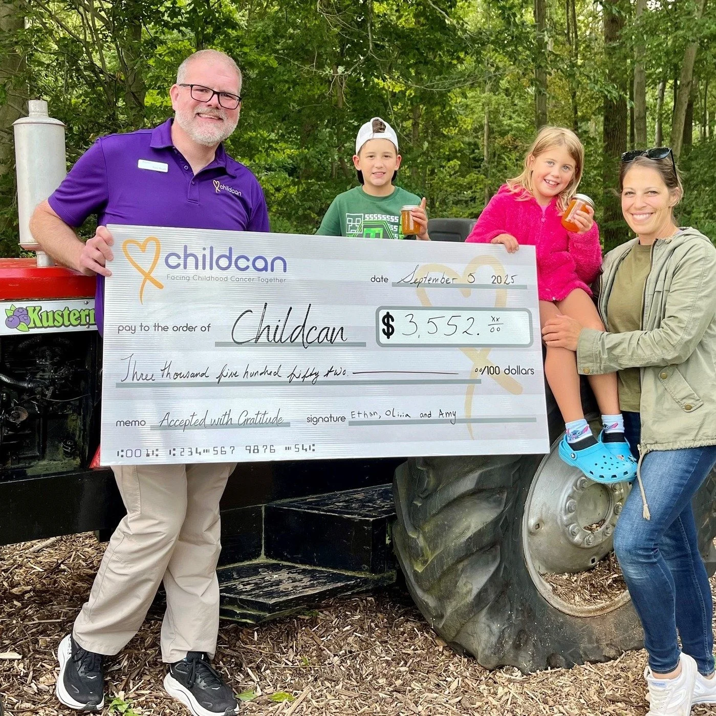 Thank you Ethan, Olivia, and your whole family for raising funds to help other families affected by childhood cancer. 

Learn more about the motivation behind their fundraising in Ethan's story: https://childcan.com/our-families-stories/ethan #Facing