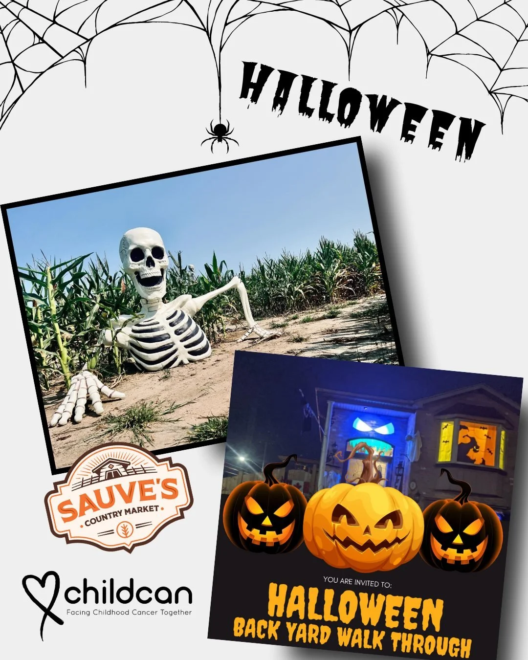 👻Don't miss all the spooky fun!
🌽Only two more nights left for the Corn Maze at @sauvescountrymarket!
🎃Tomorrow is the last night for @millers_halloween_haunt! 
🕵️&zwj;♀️All the details at: https://childcan.com/events
🔗Link in bio
🎗 #FacingChil