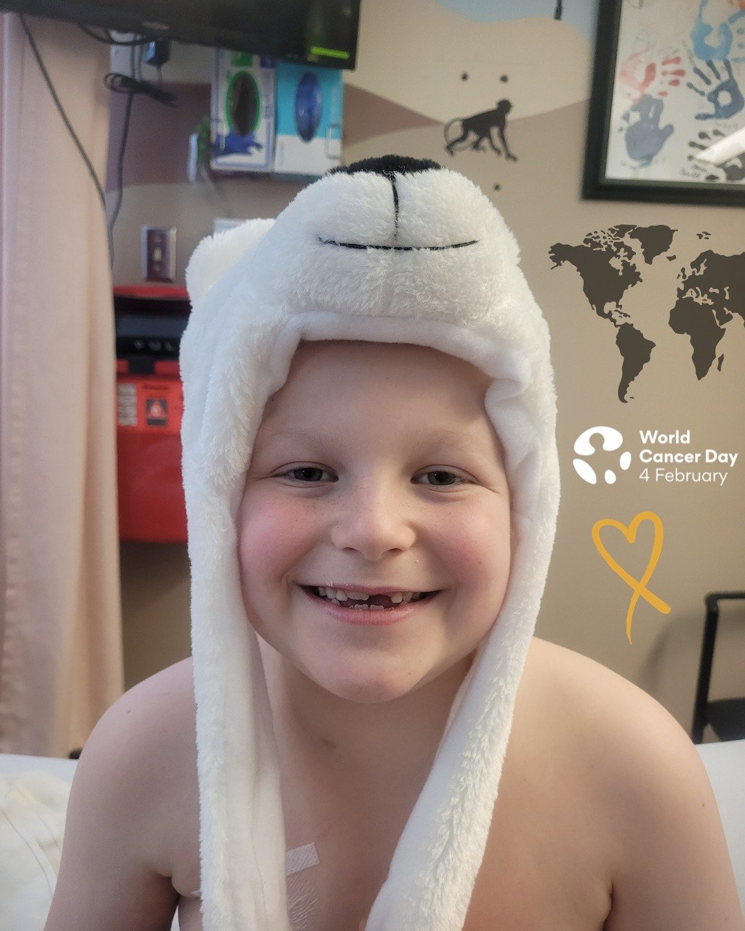 Today is World Cancer Day. 

Wondering what you can do to make a difference? Like and share this post. Read a unique story on our website. Donate. Sign up for the Polar Bear Dip or PJ Day. 

Save the date: 📆Feb 15 - International Childhood Cancer Da
