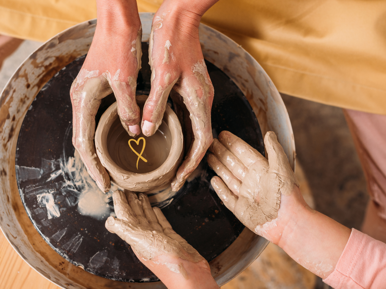 Childcan Caregivers and Clay