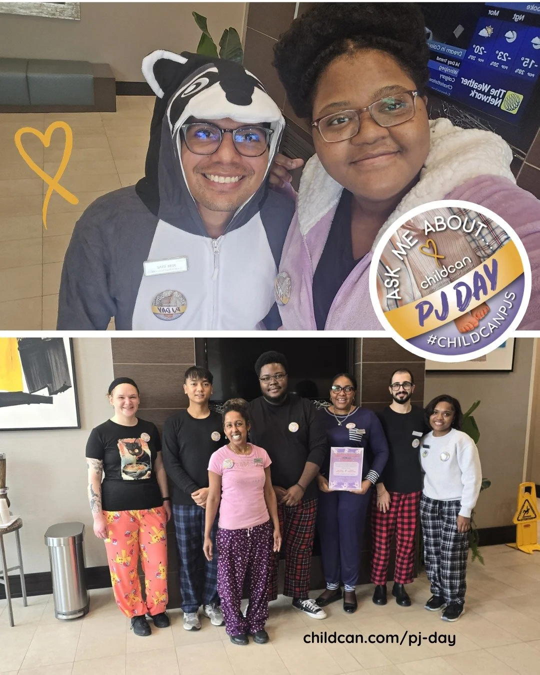 📢Shout out to all the schools and businesses who are showing some love to Childcan Kids by hosting a PJ Day today - including 7 schools and daycares in Sault Ste. Marie! 🥰

@residenceinnldnont have already held their day encouraging staff and long-