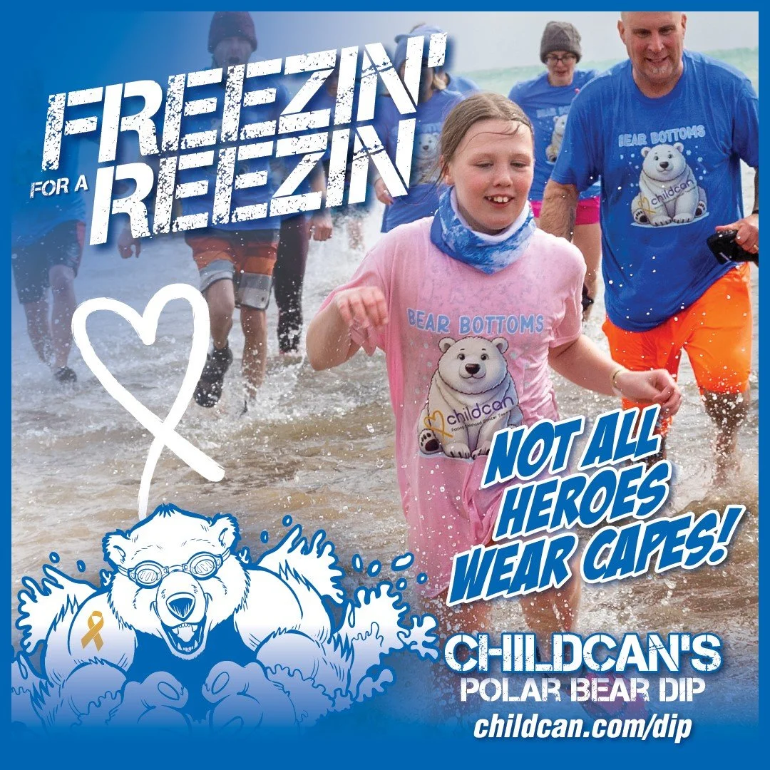 Not all heroes wear capes. Our heroes go Freezin' for a Reezin'.

There's still time to register and fundraise to help families affected by childhood cancer.

https://childcan.com/dip
#ChildcanDip #PortStanley #KingsvilleOntario #FacingChildhoodCance