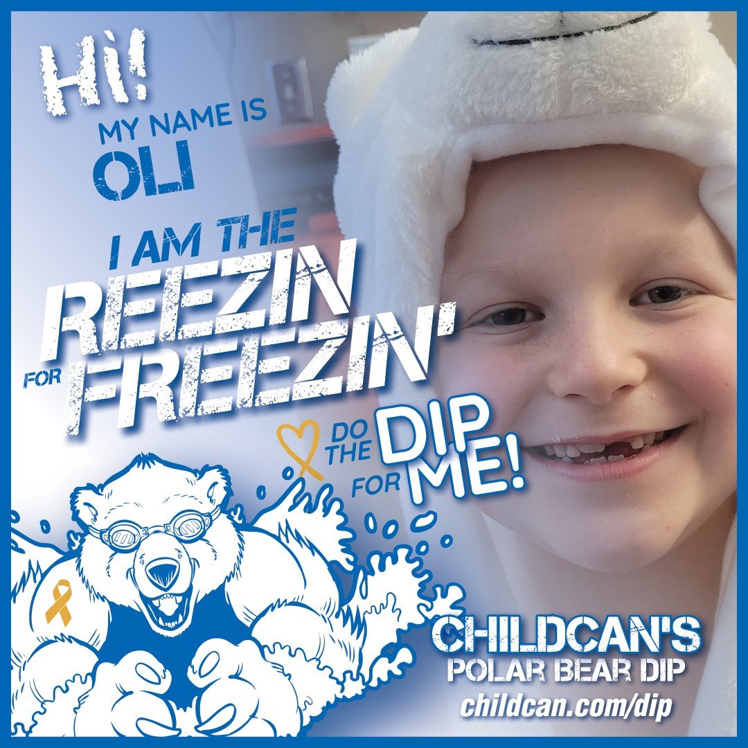 Oli has a question for you: "Will you do the Kingsville Dip for me?"

It's not too late to register, https://childcan.com/dip
 #ChildcanDip #KingsvilleOntario #FacingChildhoodCancerTogether💛🎗💛